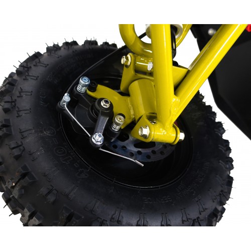 Quad E-STAR na baterii žlutá 35 km/h + střídavý motor 1000 W + nafouknutá kola + nastavení sedadla