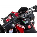 Quad E-STAR na baterii červená 35km/h + střídavý motor 1000W + nafouknutá kola + nastavení sedadla