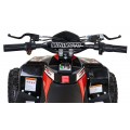 Quad E-STAR na baterii červená 35km/h + střídavý motor 1000W + nafouknutá kola + nastavení sedadla