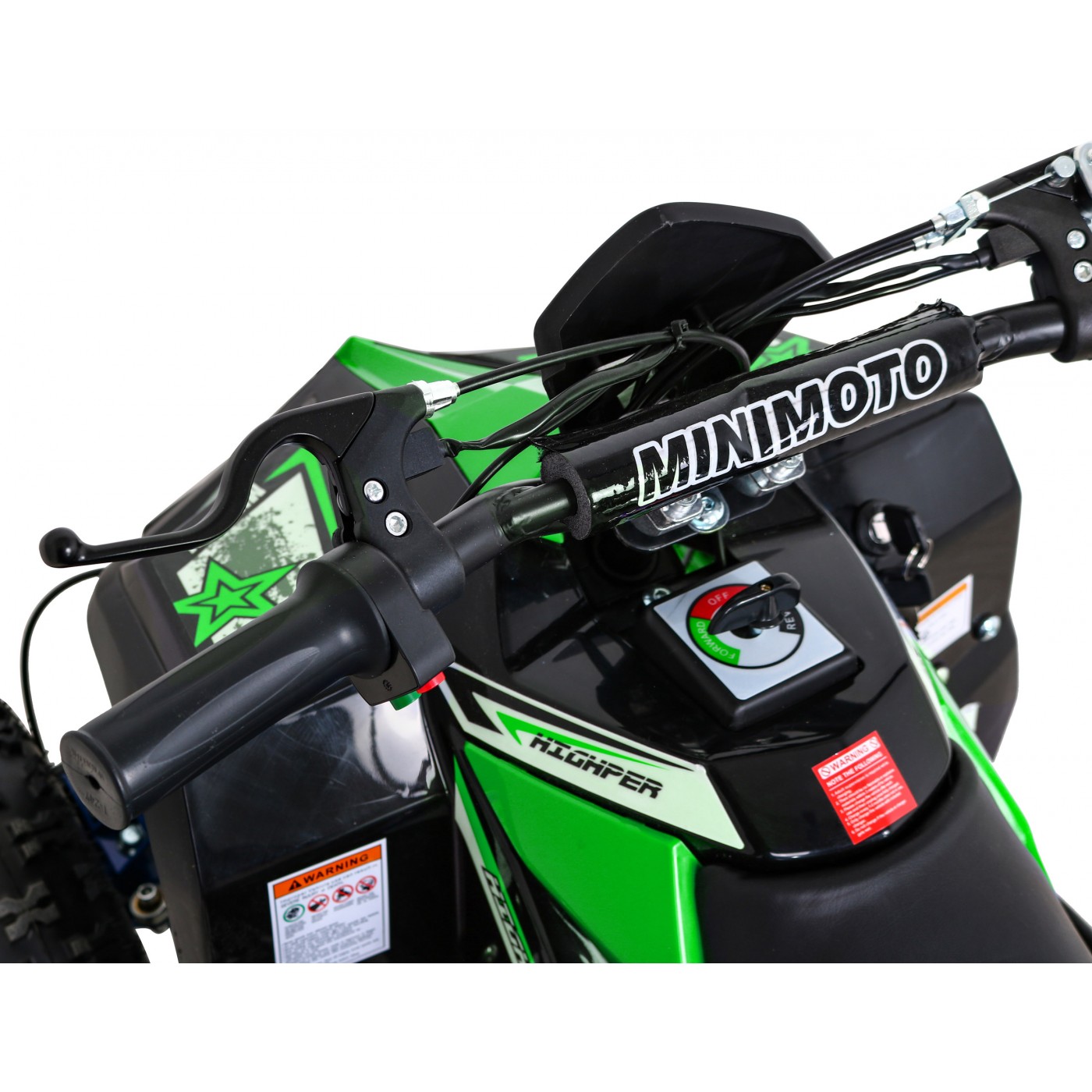 Quad E-STAR na baterii Zelená 35km/h + Bezkartáčový motor 1000W + Nafouknutá kola + Nastavení sedadla