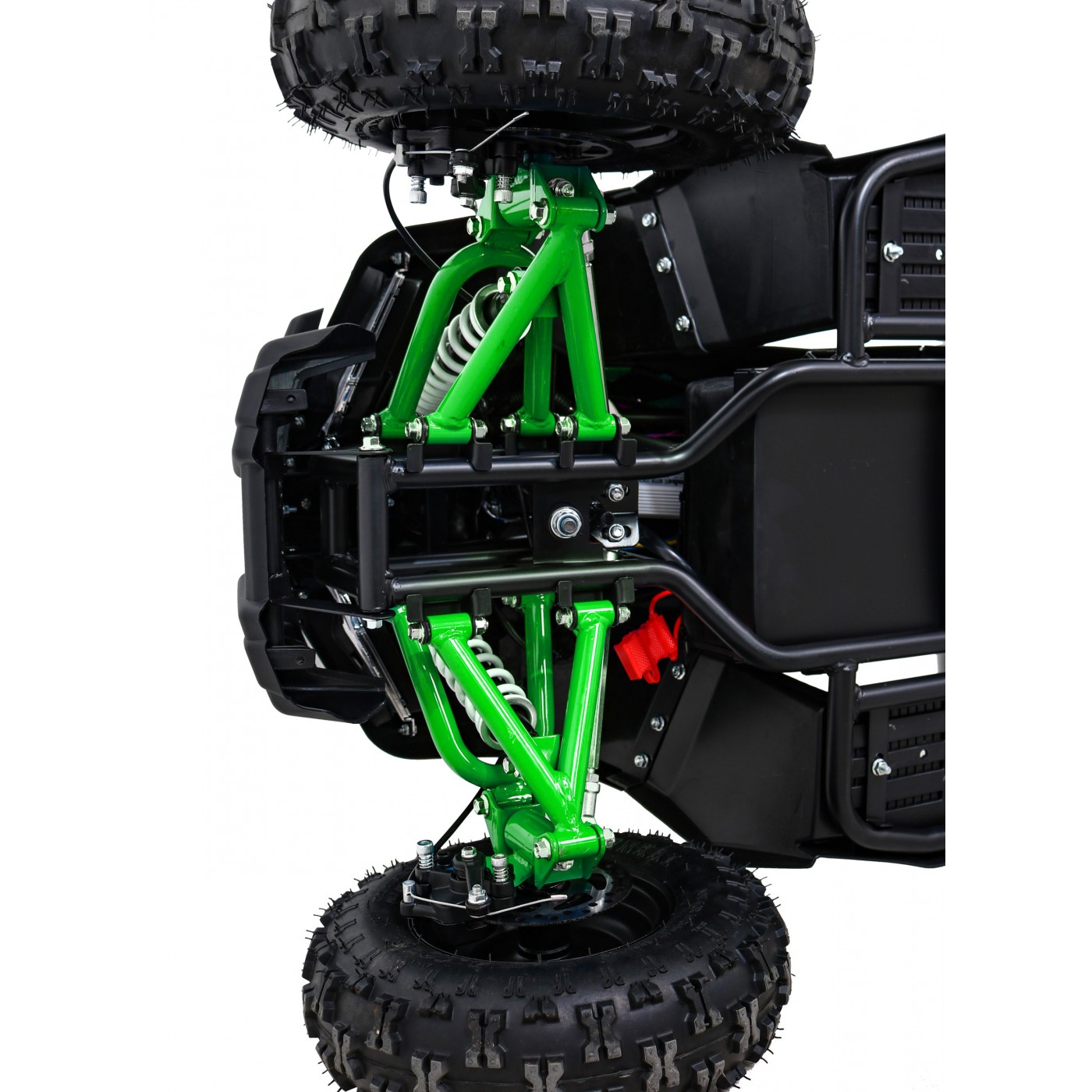 Quad E-STAR na baterii Zelená 35km/h + Bezkartáčový motor 1000W + Nafouknutá kola + Nastavení sedadla
