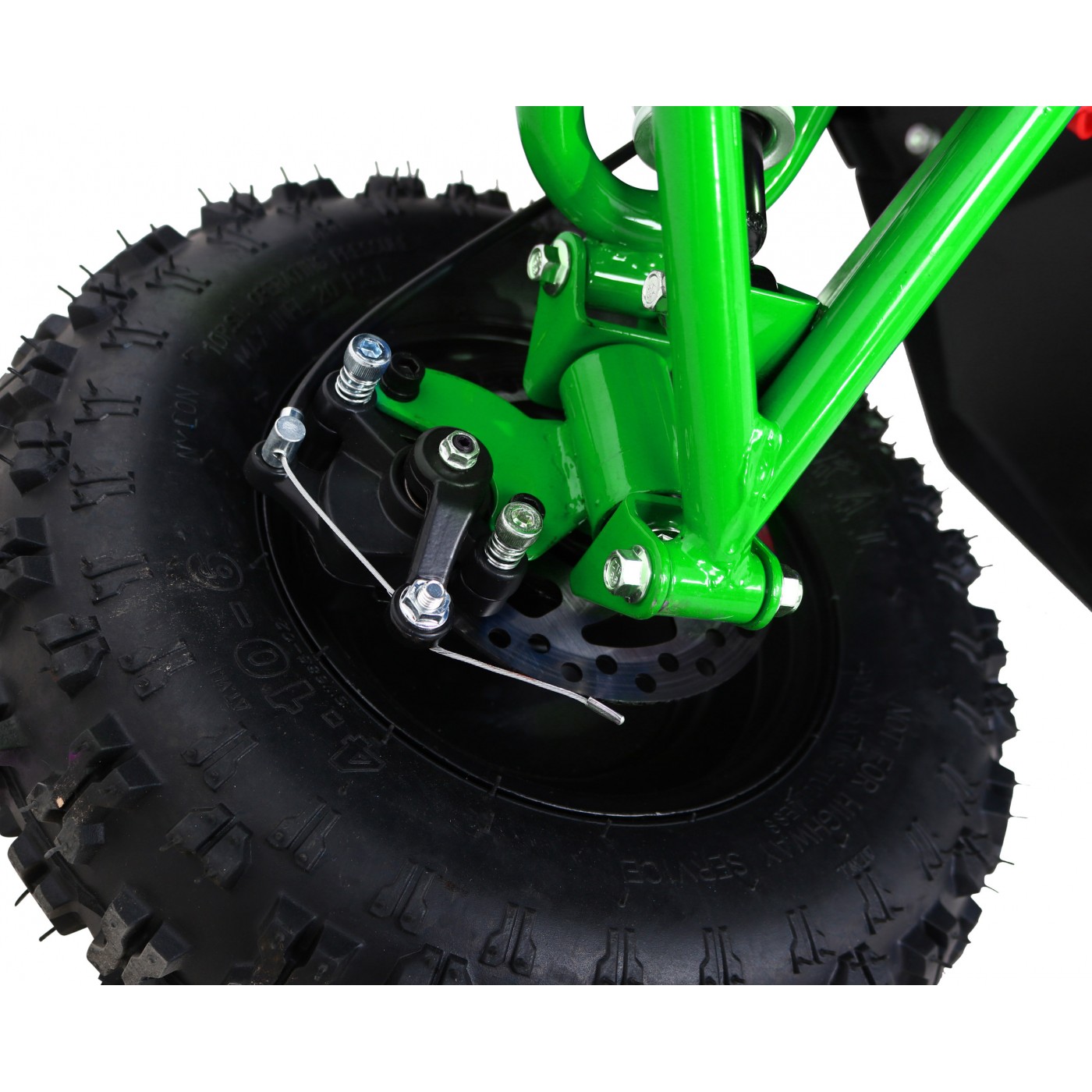 Quad E-STAR na baterii Zelená 35km/h + Bezkartáčový motor 1000W + Nafouknutá kola + Nastavení sedadla