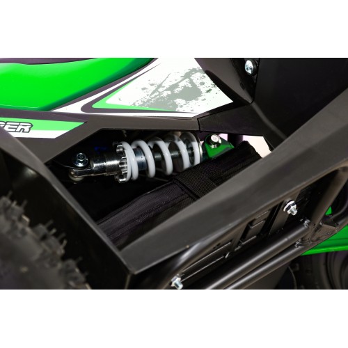 Quad E-STAR na baterii Zelená 35km/h + Bezkartáčový motor 1000W + Nafouknutá kola + Nastavení sedadla