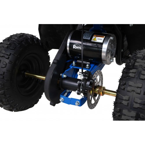 Quad E-STAR na baterii modrá 35km/h + střídavý motor 1000W + nafouknutá kola + nastavení sedadla