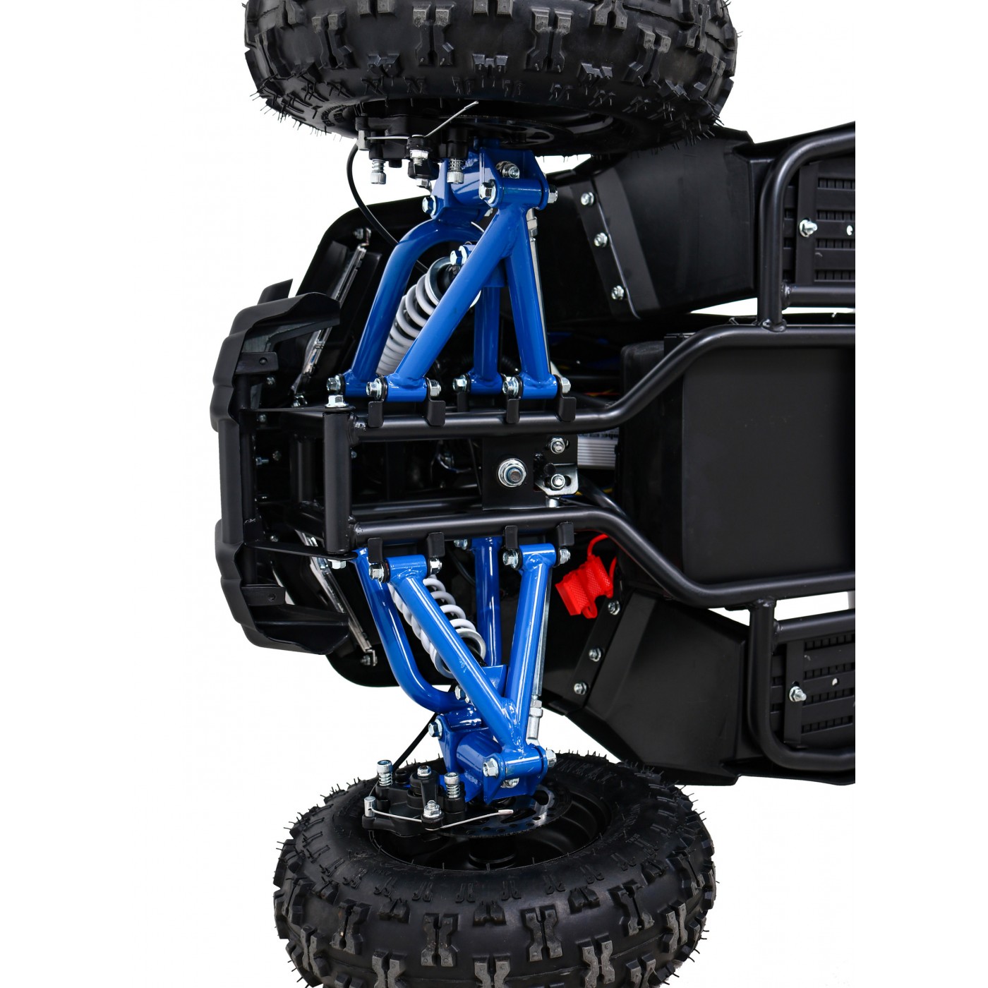 Quad E-STAR na baterii modrá 35km/h + střídavý motor 1000W + nafouknutá kola + nastavení sedadla