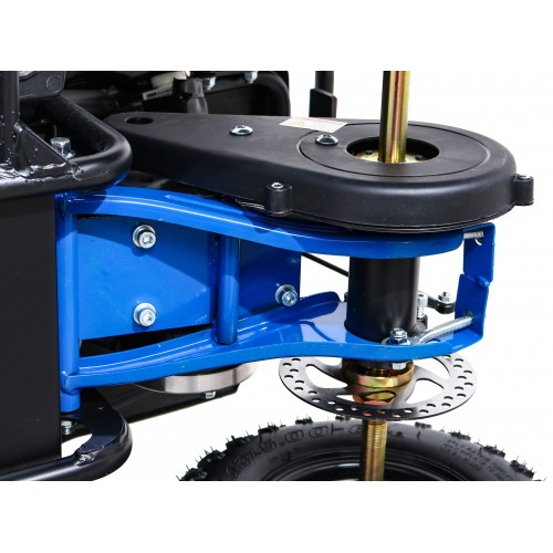 Quad E-STAR na baterii modrá 35km/h + střídavý motor 1000W + nafouknutá kola + nastavení sedadla