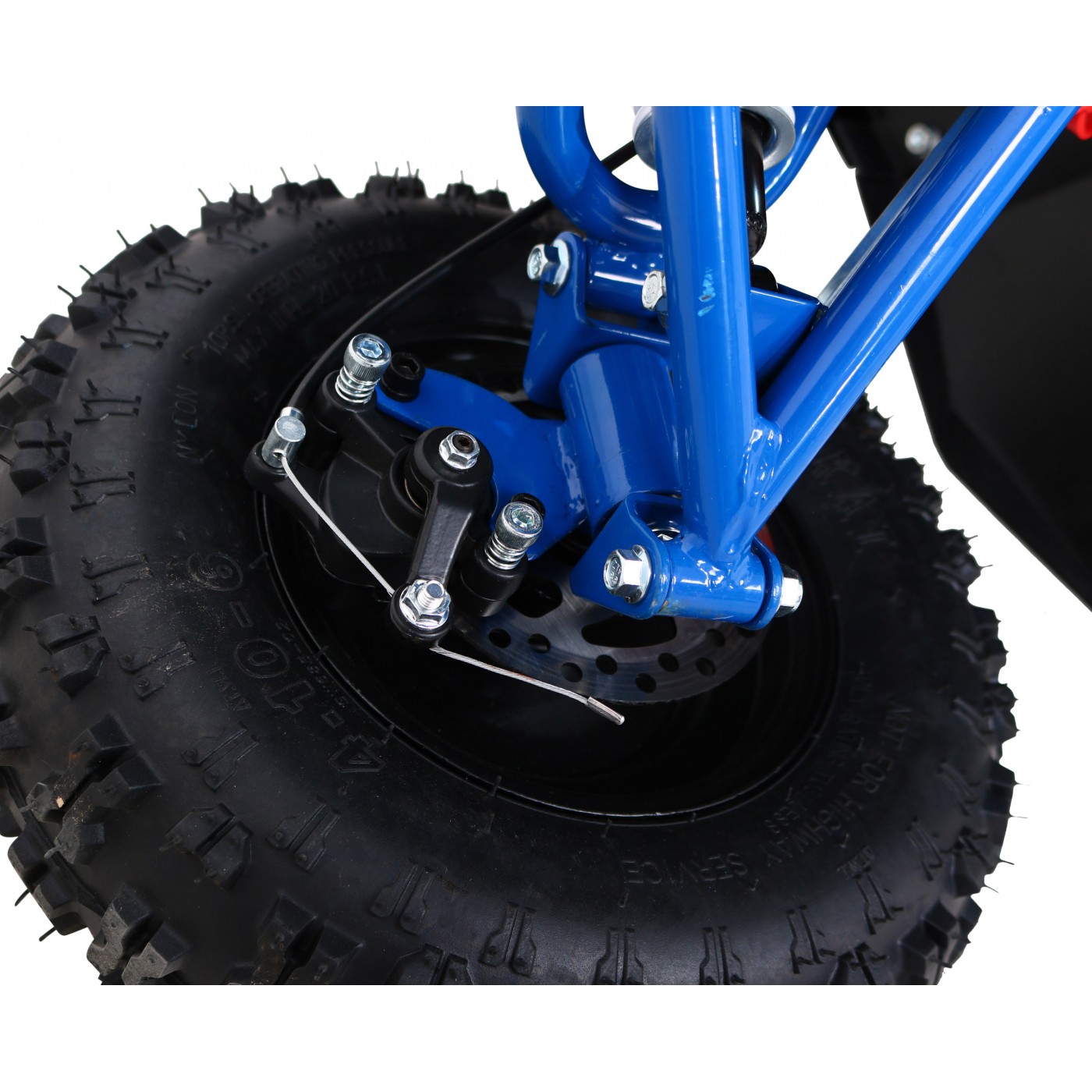 Quad E-STAR na baterii modrá 35km/h + střídavý motor 1000W + nafouknutá kola + nastavení sedadla