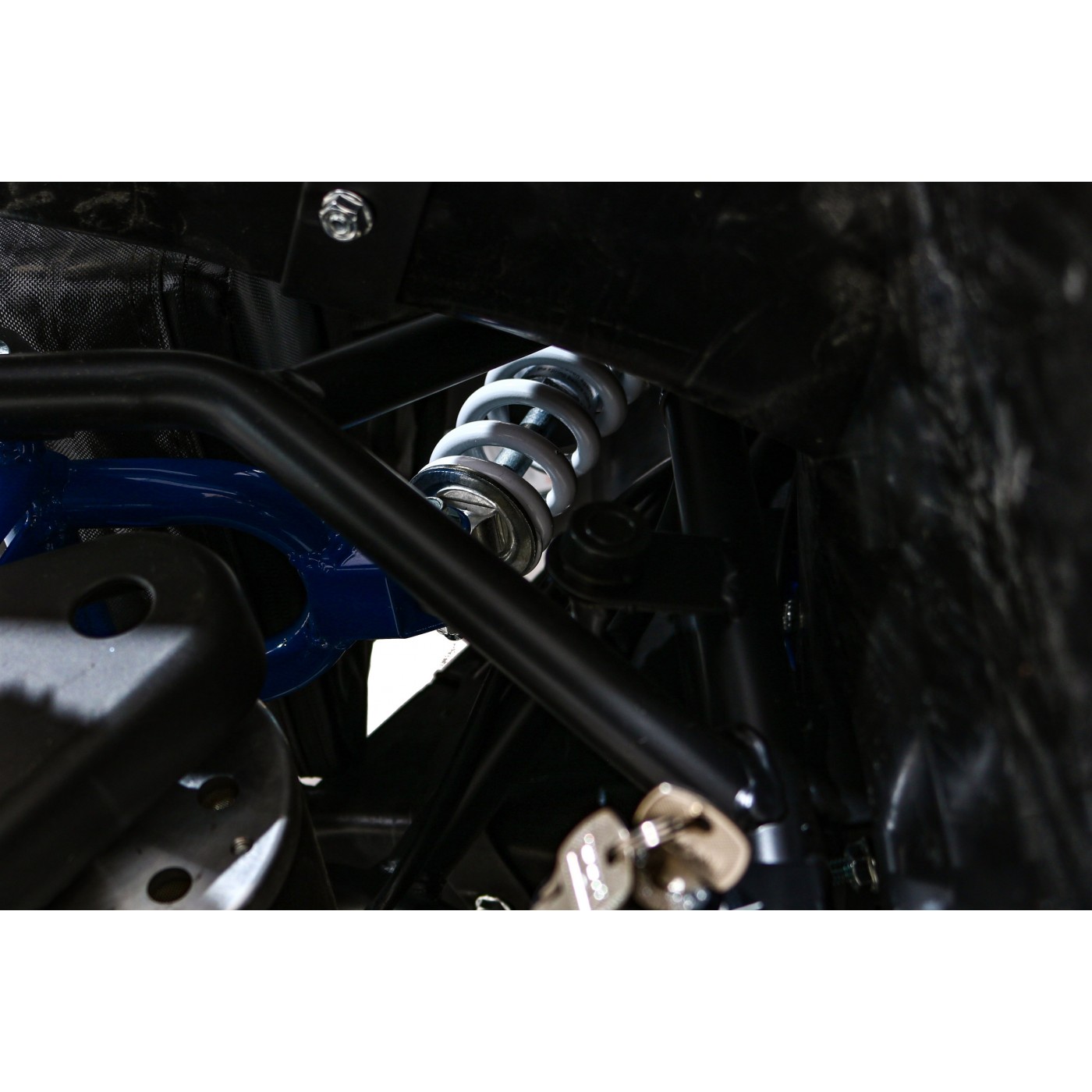 Quad E-STAR na baterii modrá 35km/h + střídavý motor 1000W + nafouknutá kola + nastavení sedadla