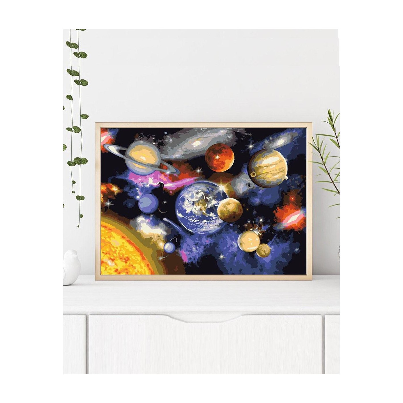 Malba podle čísel Naše planety 40x50  Plátno + Barvy + Štětce