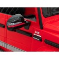 Mercedes AMG G63 Dětský červený dálkový MP3 LED pomalý start EVA PÁSY
