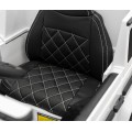 Mercedes AMG G63 Dětský bílý dálkový MP3 LED pomalý start EVA PÁSY