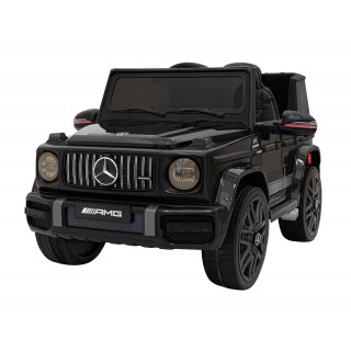 Mercedes AMG G63 Kids černý + dálkové ovládání + MP3 LED + pomalý start + EVA + pásy