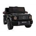 Mercedes AMG G63 Kids černý + dálkové ovládání + MP3 LED + pomalý start + EVA + pásy