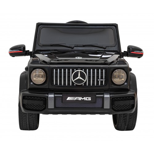 Mercedes AMG G63 Kids černý + dálkové ovládání + MP3 LED + pomalý start + EVA + pásy