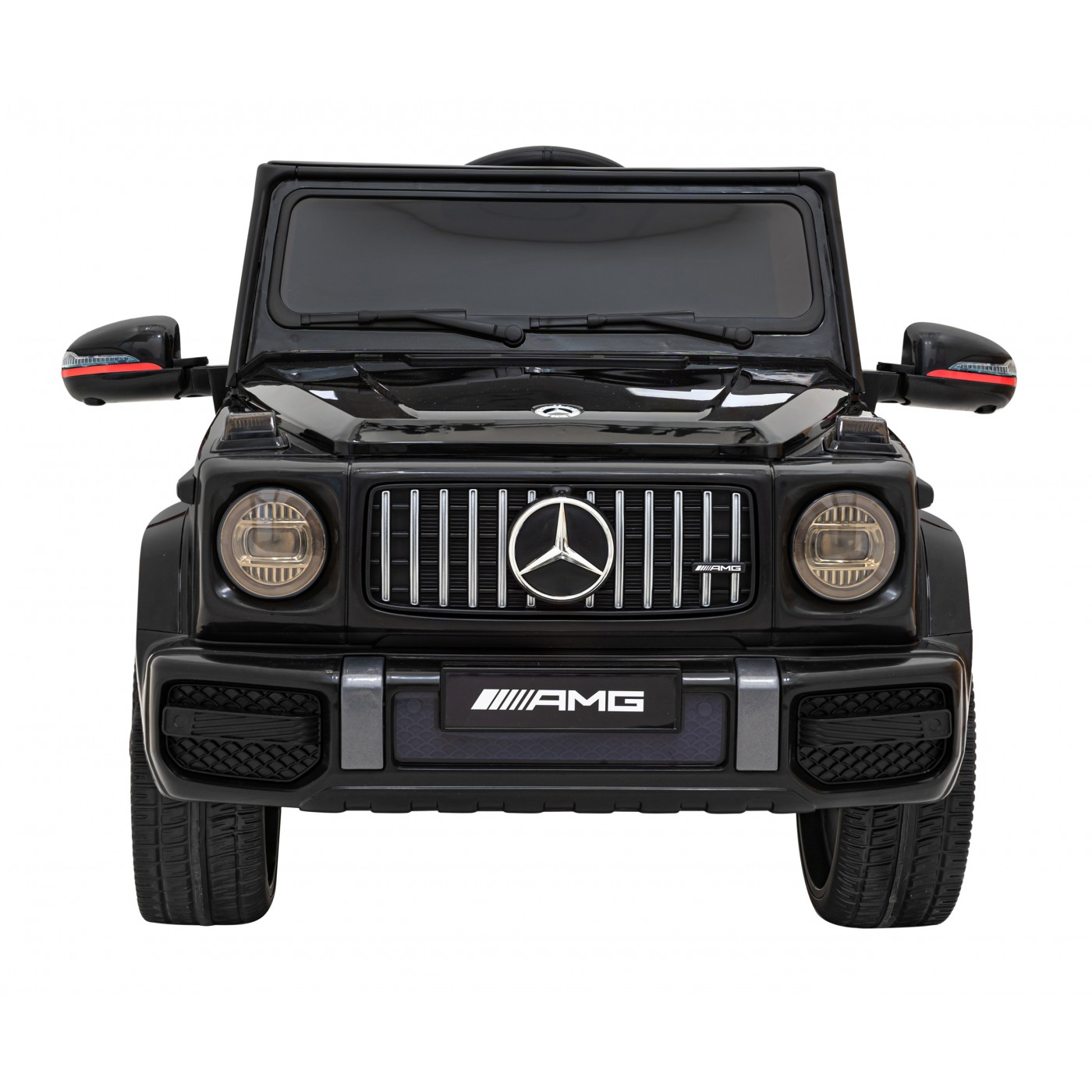 Mercedes AMG G63 Kids černý + dálkové ovládání + MP3 LED + pomalý start + EVA + pásy