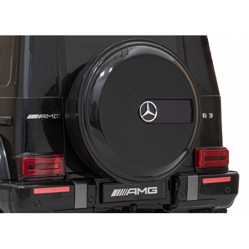 Mercedes AMG G63 Kids černý + dálkové ovládání + MP3 LED + pomalý start + EVA + pásy