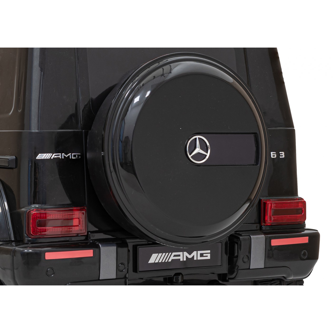 Mercedes AMG G63 Kids černý + dálkové ovládání + MP3 LED + pomalý start + EVA + pásy