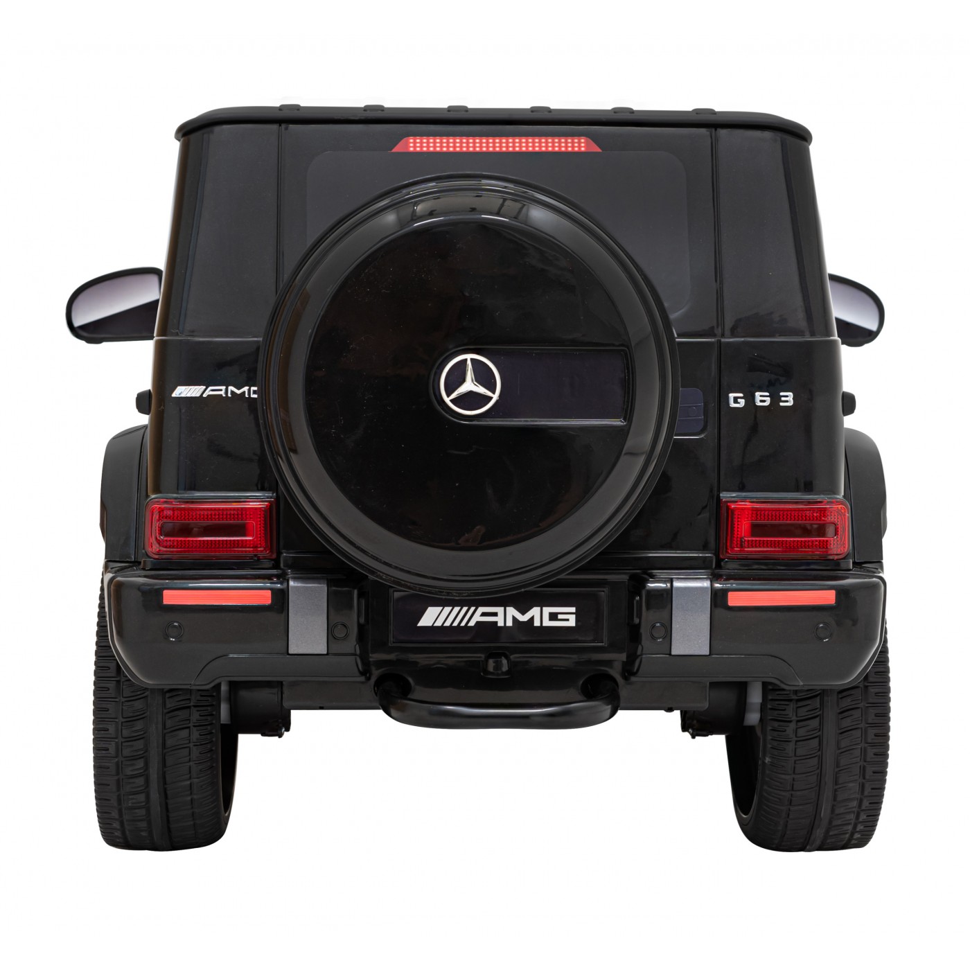 Mercedes AMG G63 Kids černý + dálkové ovládání + MP3 LED + pomalý start + EVA + pásy