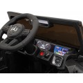 Mercedes AMG G63 Kids černý + dálkové ovládání + MP3 LED + pomalý start + EVA + pásy