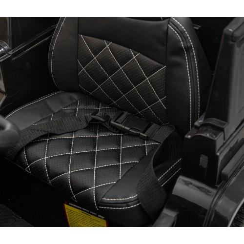 Mercedes AMG G63 Kids černý + dálkové ovládání + MP3 LED + pomalý start + EVA + pásy