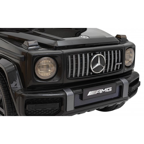 Mercedes AMG G63 Kids černý + dálkové ovládání + MP3 LED + pomalý start + EVA + pásy