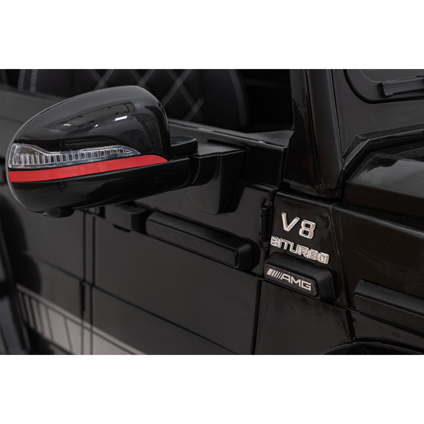 Mercedes AMG G63 Kids černý + dálkové ovládání + MP3 LED + pomalý start + EVA + pásy