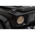 Mercedes AMG G63 Kids černý + dálkové ovládání + MP3 LED + pomalý start + EVA + pásy