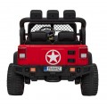 Geoland Power Off-Road auto pro 2 děti červené dálkové 2x200W motory kufr MP3 rádio LED