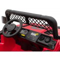 Geoland Power Off-Road auto pro 2 děti červené dálkové 2x200W motory kufr MP3 rádio LED