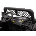 Geoland Power terénní auto pro 2 děti černé + dálkové + 2x200W motory + zavazadlový prostor + MP3 + LED rádio
