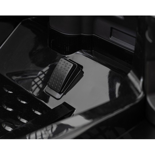 Geoland Power terénní auto pro 2 děti černé + dálkové + 2x200W motory + zavazadlový prostor + MP3 + LED rádio