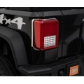 Geoland Power terénní auto pro 2 děti černé + dálkové + 2x200W motory + zavazadlový prostor + MP3 + LED rádio
