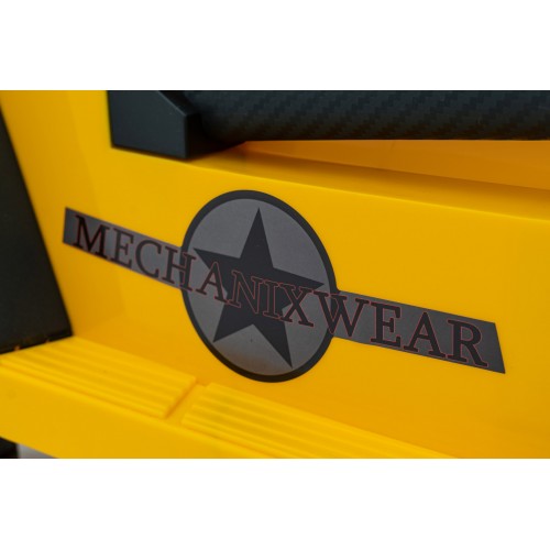 Geoland Power terénní auto pro 2 děti žluté + dálkové ovládání+ 2x200W motory + zavazadlový prostor + MP3 + LED rádio
