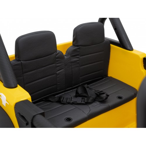 Geoland Power terénní auto pro 2 děti žluté + dálkové ovládání+ 2x200W motory + zavazadlový prostor + MP3 + LED rádio