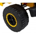 Geoland Power terénní auto pro 2 děti žluté + dálkové ovládání+ 2x200W motory + zavazadlový prostor + MP3 + LED rádio