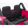 Geoland Power Off-Road auto pro 2 děti Růžové + Dálkové ovládání + Motory 2x200W + zavazadlový prostor + Rádio MP3 + LED