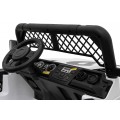 Geoland Power terénní auto pro 2 děti bílá + dálkové + 2x200W motory + zavazadlový prostor + MP3 + LED rádio