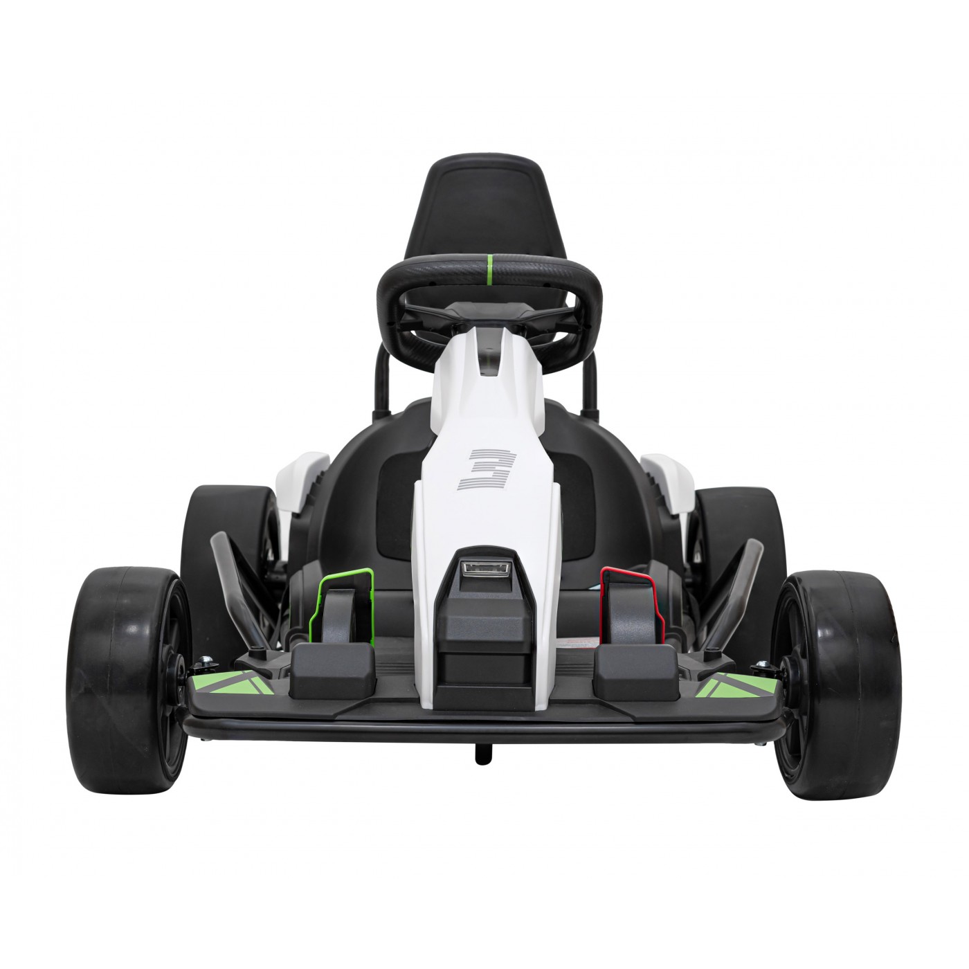 Motokára Fast 3 Drift na baterii pro děti bílá + funkce Drift 2x150W motory + LED rádio + pásy