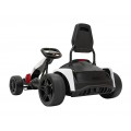 Motokára Fast 3 Drift na baterii pro děti bílá + funkce Drift 2x150W motory + LED rádio + pásy