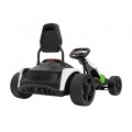 Motokára Fast 3 Drift na baterii pro děti bílá + funkce Drift 2x150W motory + LED rádio + pásy