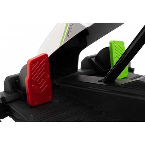 Motokára Fast 3 Drift na baterii pro děti bílá + funkce Drift 2x150W motory + LED rádio + pásy