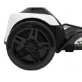 Motokára Fast 3 Drift na baterii pro děti bílá + funkce Drift 2x150W motory + LED rádio + pásy