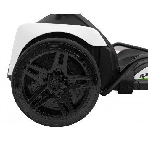 Motokára Fast 3 Drift na baterii pro děti bílá + funkce Drift 2x150W motory + LED rádio + pásy