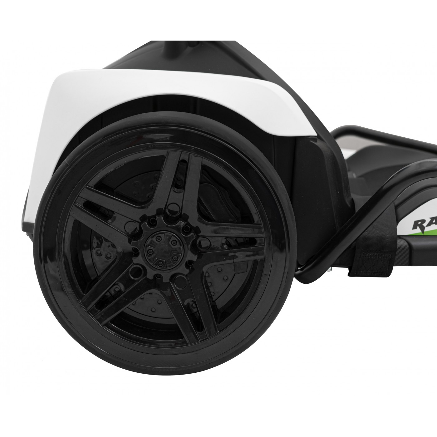 Motokára Fast 3 Drift na baterii pro děti bílá + funkce Drift 2x150W motory + LED rádio + pásy