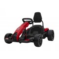 Rychlá 3 Drift dětská baterie motokára červená Drift funkce 2x150W motory LED rádiové pásy