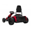 Rychlá 3 Drift dětská baterie motokára červená Drift funkce 2x150W motory LED rádiové pásy
