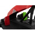 Rychlá 3 Drift dětská baterie motokára červená Drift funkce 2x150W motory LED rádiové pásy
