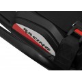 Rychlá 3 Drift dětská baterie motokára červená Drift funkce 2x150W motory LED rádiové pásy