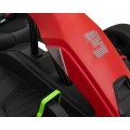 Rychlá 3 Drift dětská baterie motokára červená Drift funkce 2x150W motory LED rádiové pásy