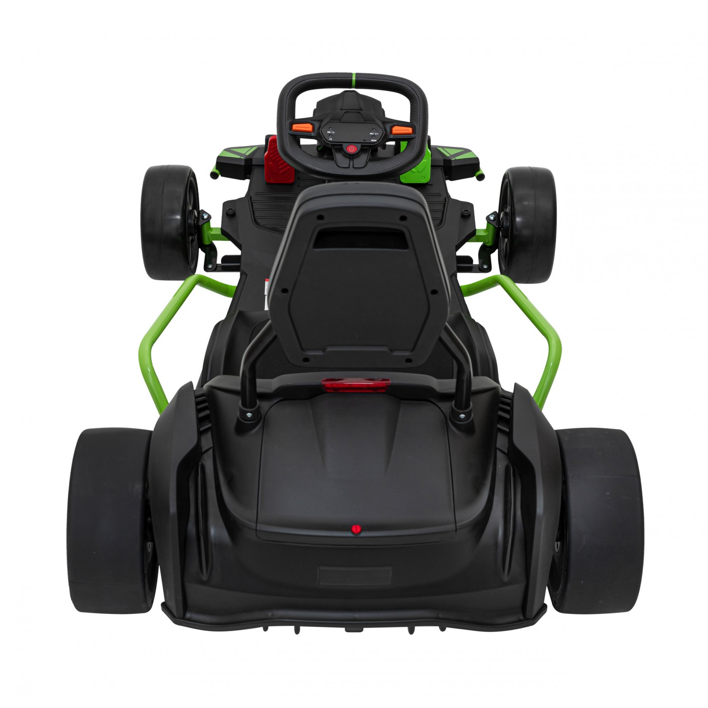 Rychlá 3 Drift dětská baterie motokára černá + funkce driftování + 2x150W motory + LED rádio + pásy